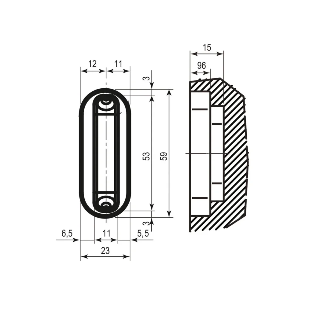 Prihvat. mag. AGB Minimal Polaris XT CR