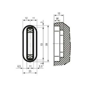 Prihvat. mag. AGB Minimal Polaris XT CR
