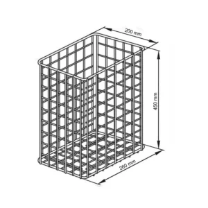 OŽE žič.korpa za veš 300/M MO