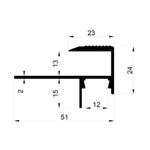 LST LED ugradni 2,5m