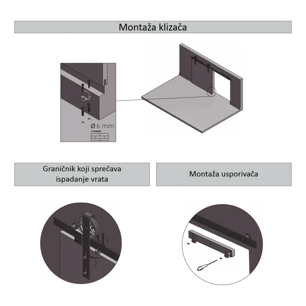 PVD LOFT ambar vrata 2m GTV