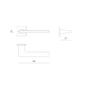 KV kvaka crno/zlatno PK ključ