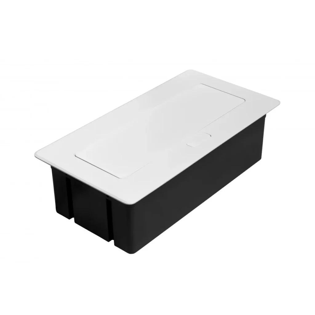 OU utič.MULTISOFT 2x,HDMI bela