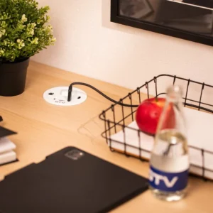 OU utič.RONDO 1xšuko bela GTV