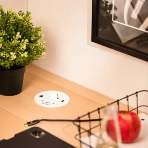 OU utič.RONDO 1xšuko bela GTV