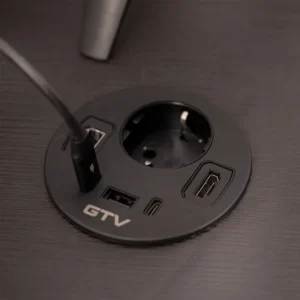 OU utič.RONDO 1xšuko crna GTV