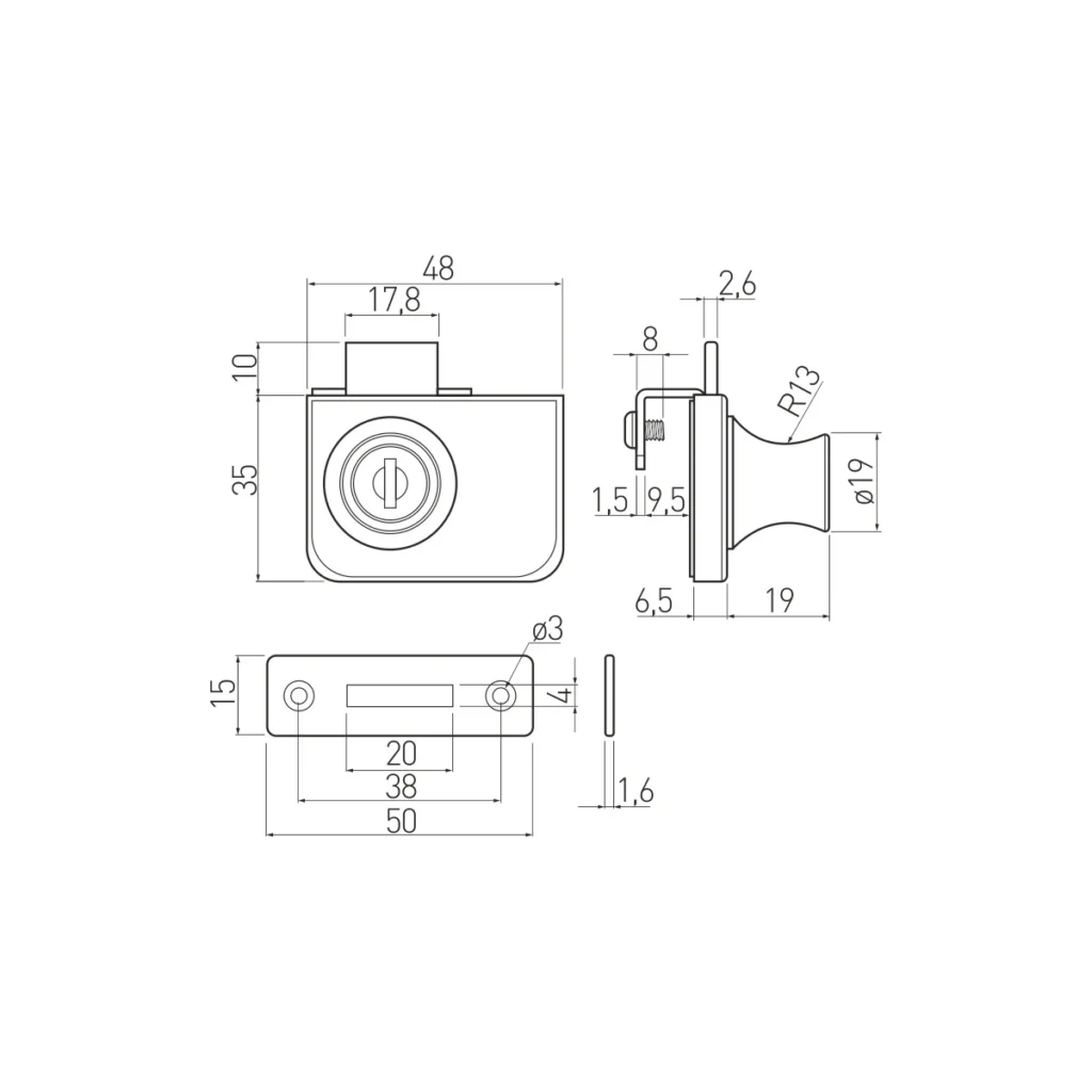 OB S bravica 409 crna GTV