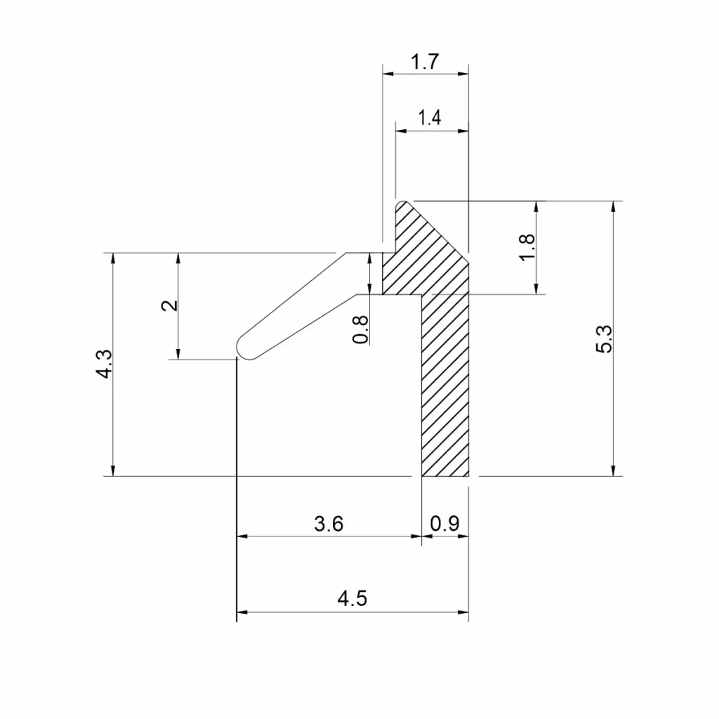 RAM PVC ispuna transp. LIA
