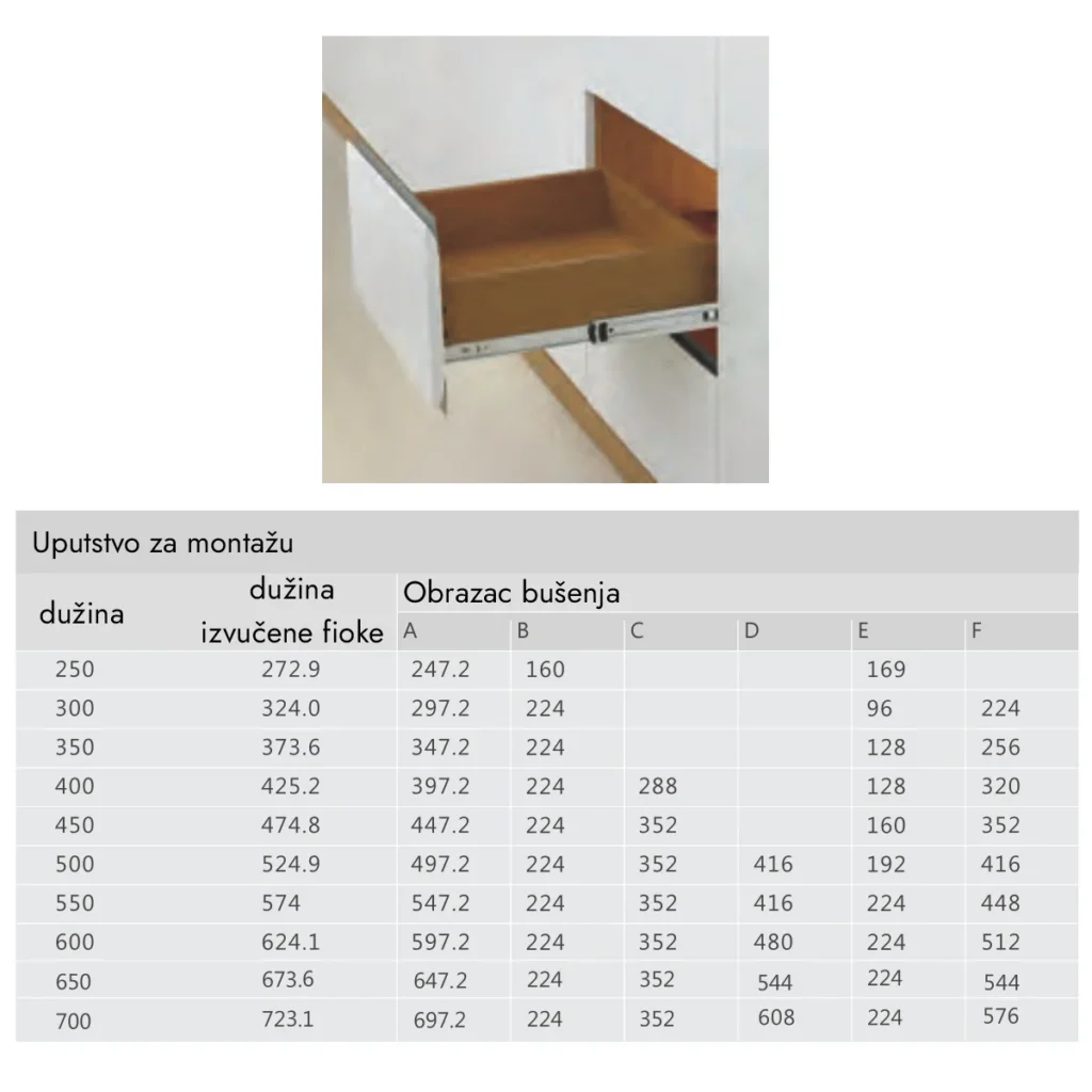 OKL T klizač 300 crni DTC