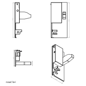 OKL E nosač skriv.fr.ant N DTC