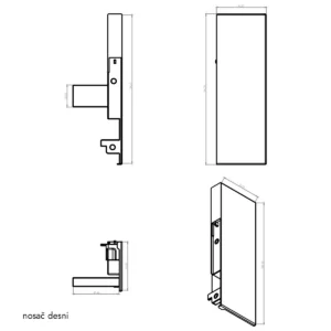 OKL E nosač skriv.fr.ant S DTC