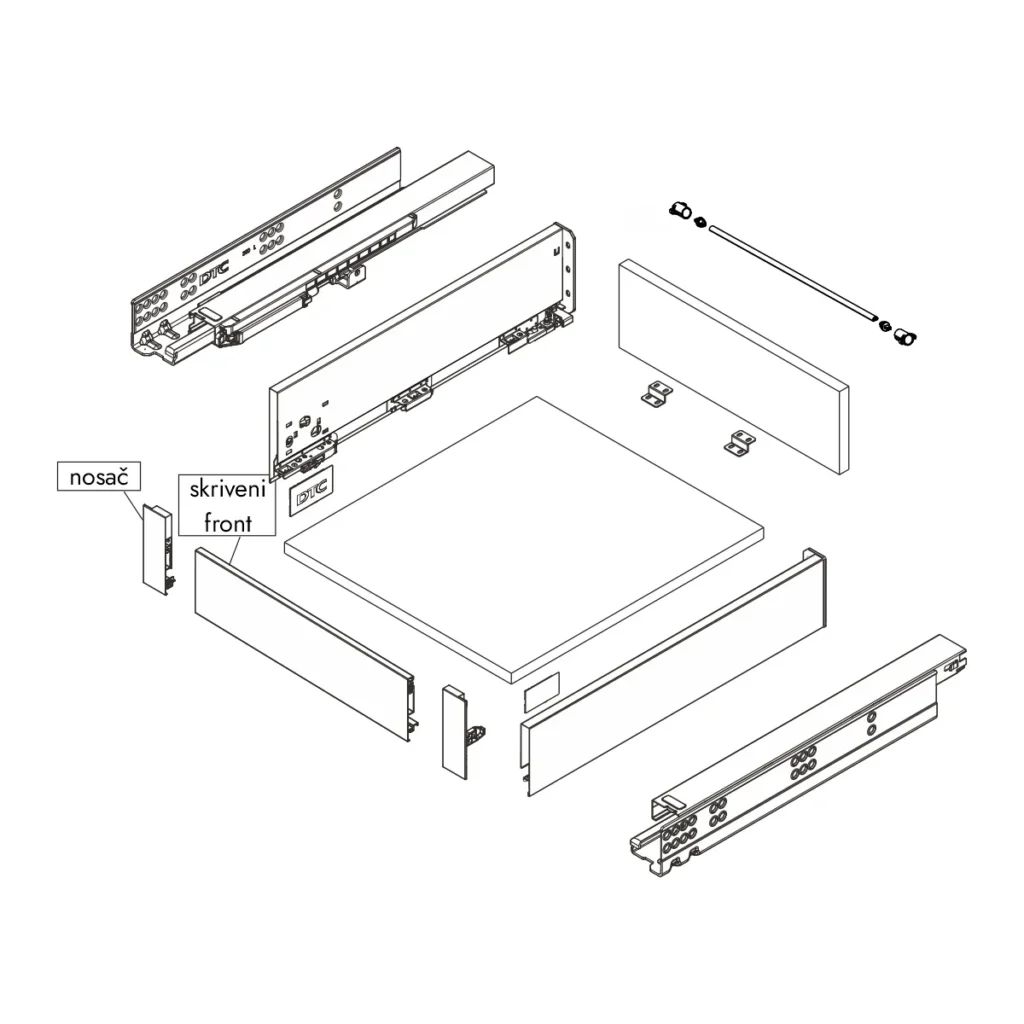 OKL E Front sk. 1100mm ant DTC