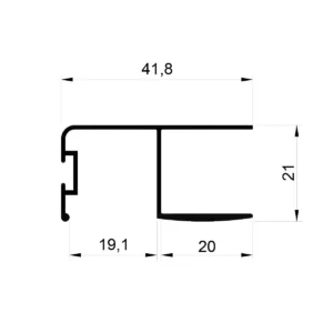 RU 39N rukohvat za kl. vrata SM