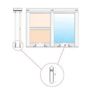 EP10-75 Donja vođica CRNA