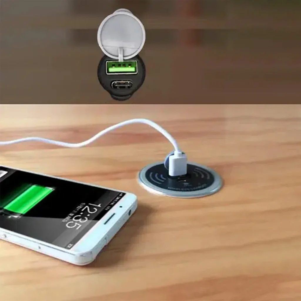 Rozetna punjač bežični/USB SI