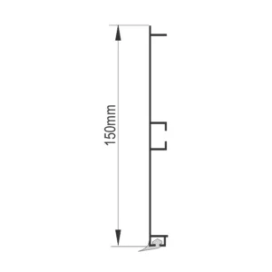 CN Al cokla 15cm mat L=3m