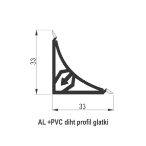 DP 30×30 diht al.profil / pr
