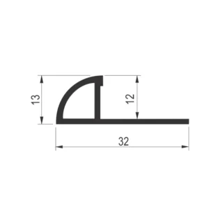 KG Al ger obli H=12mm SM