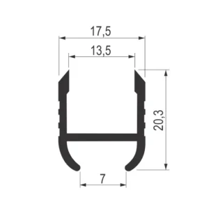 TAB 4835 profil za table AL SM