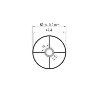 OD Distan.d=50mm L=50cm AL SB
