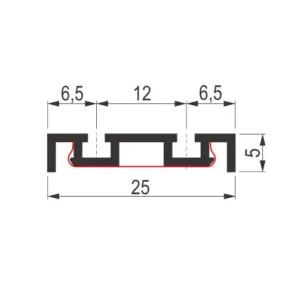 SS EP-5 donja šina AL SM
