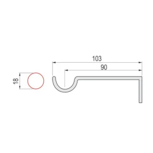 GM01 P-ETA gar.met.2,4m ZM