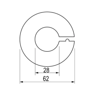 CP APOLLO maska PVC 28×62-245