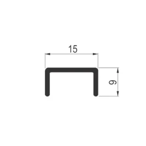 KB INOX bordura S=15mm ZB
