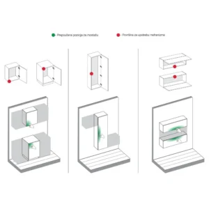 MF push 36mm set magn.