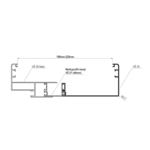 VŠ 27 Međuprofil manji AL NE