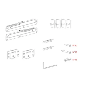LV LB meh. za drv. vrata SLOW 20kg