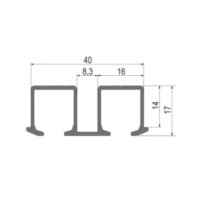 LV EP-04 gornja 2k šina AL BM