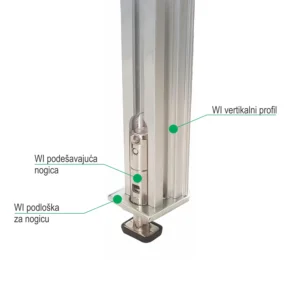 WI vertikalni profil AL L=2,7m