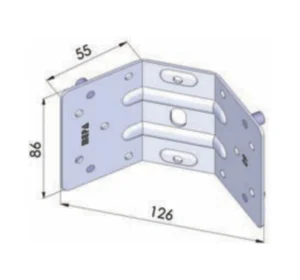 STO Metalni ugao M 09