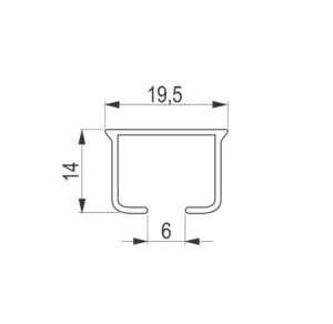 GA01 E gar.1k-ST AL 2,0m BELA