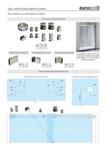 TK set za klizna vrata 10×30 sjaj MB