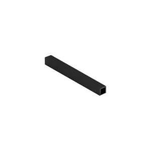 Al profil K 15x15x2,0mm crni