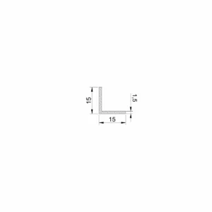 Al profil L 15x15x1.5mm SM