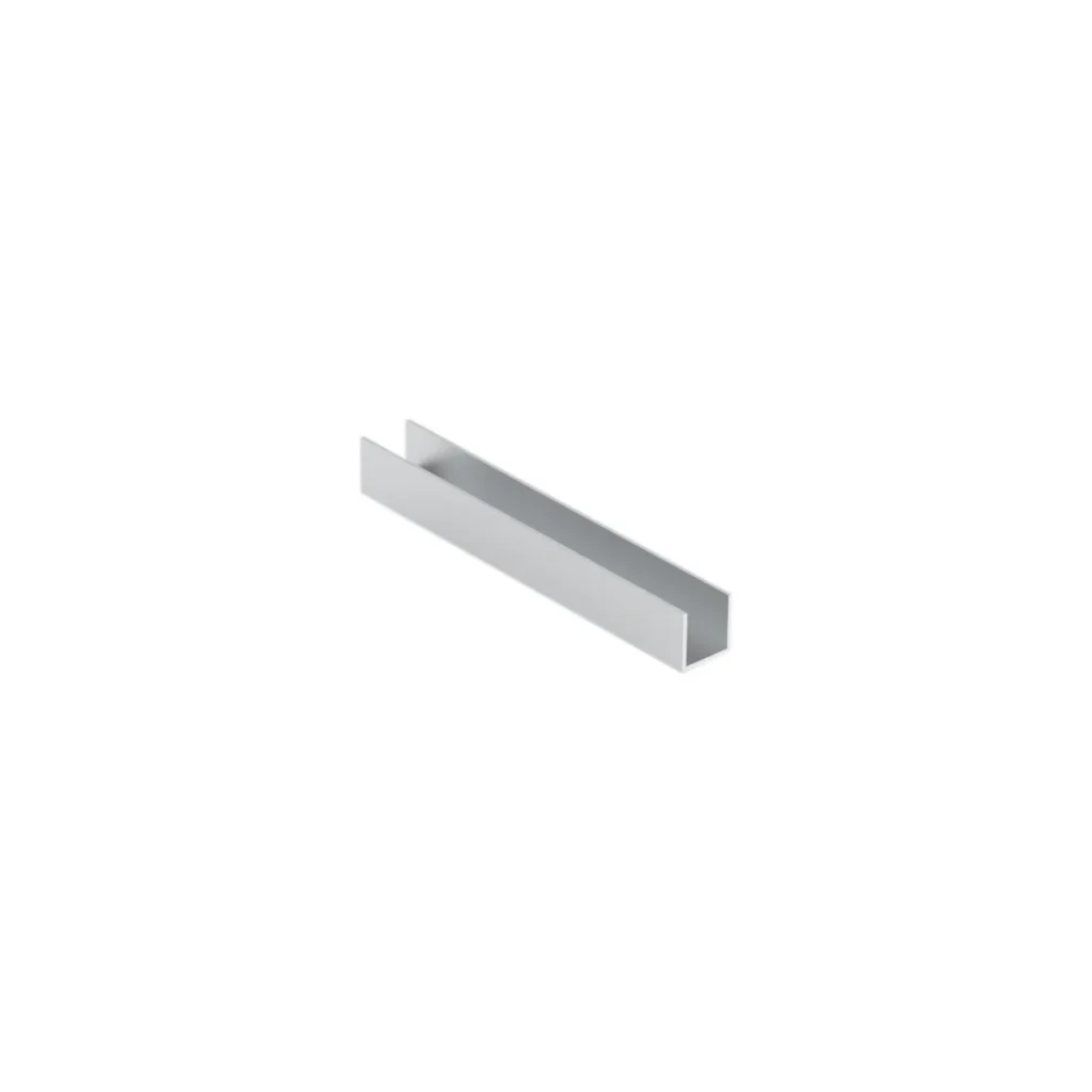 Al profil U 20x20x20x1,5mm sir