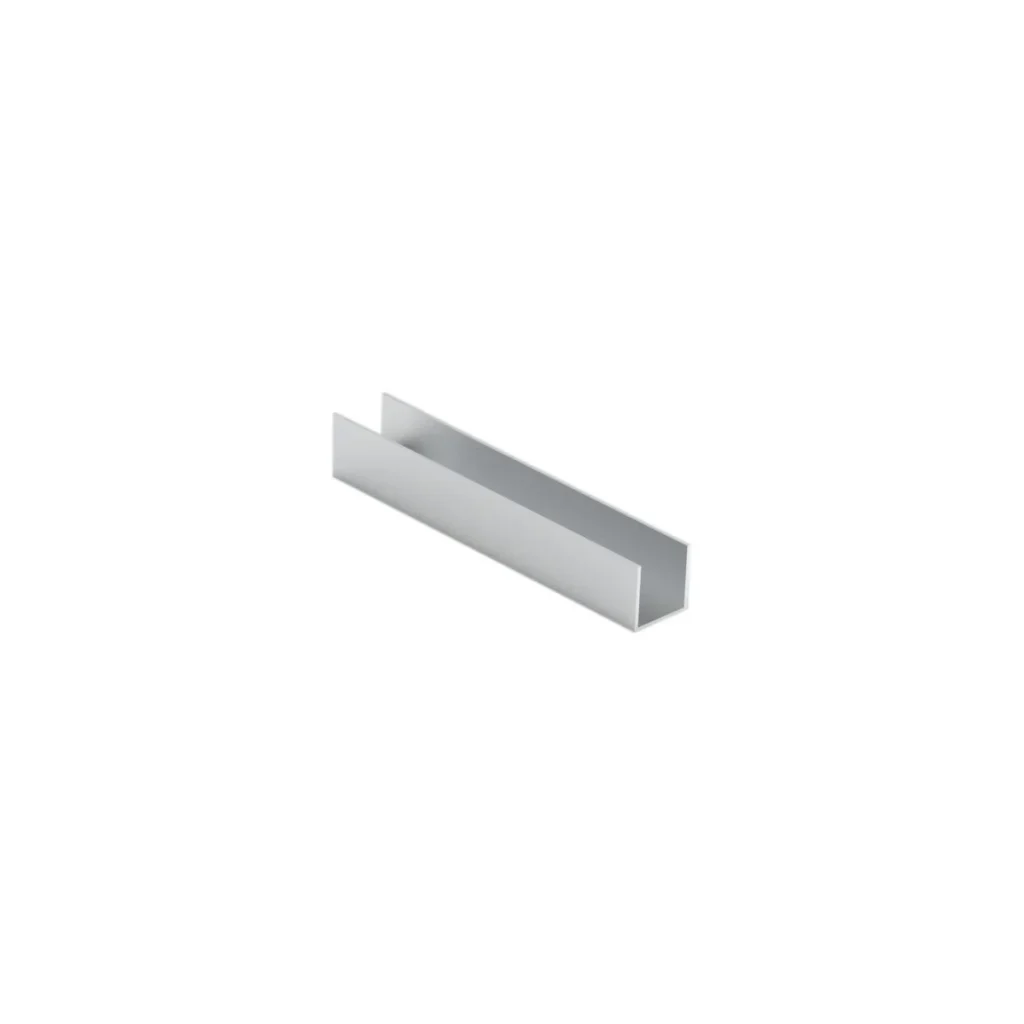 Al profil U 25x25x25x2,0mm sir