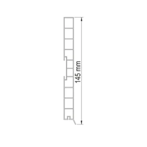 CN PVC cokla INOX 14,5cm