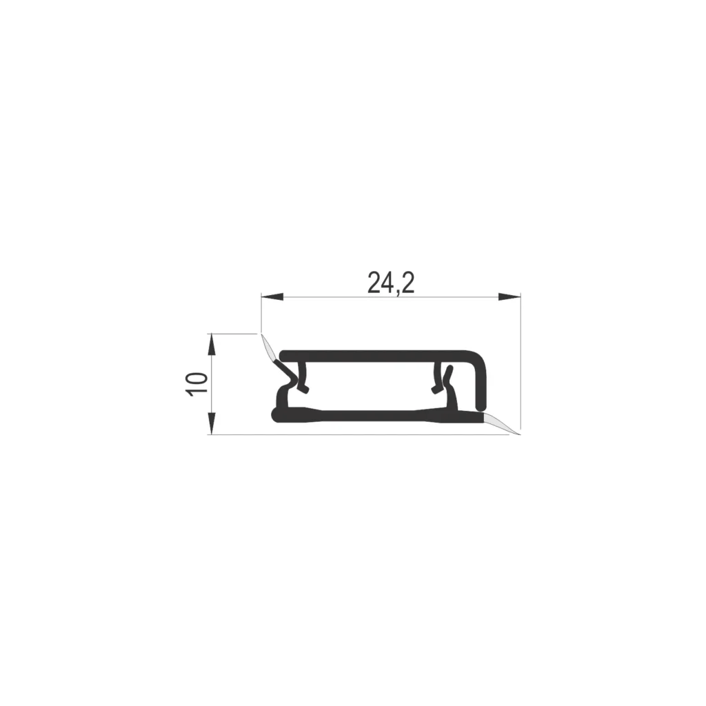 DP K5 diht al.profil/p CRNA MAT
