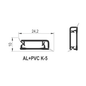 DP K5 diht PVC pr.-al.fol.bruš