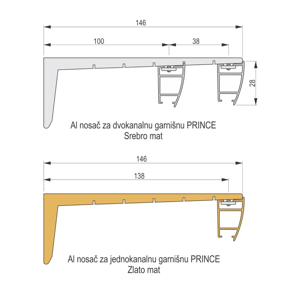 GA01 PRINCE gar.1k AL 2,0m ZM