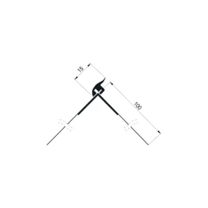 GRP Okapni profil PVC JPL