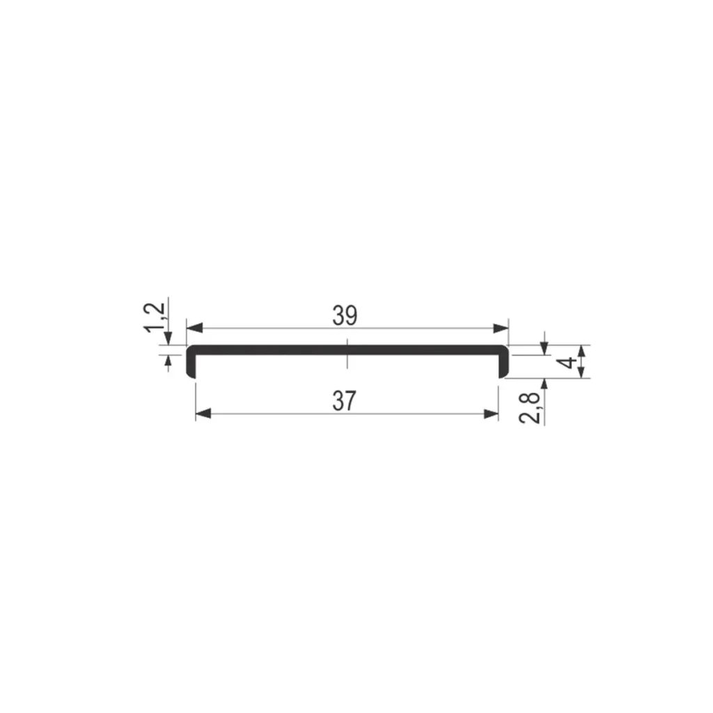 KP 1029-E/36mm kant prof.AL CR