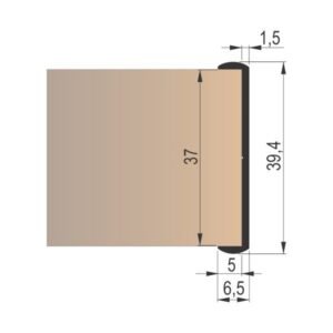 KP 1029G/ 36,0mm kant profil
