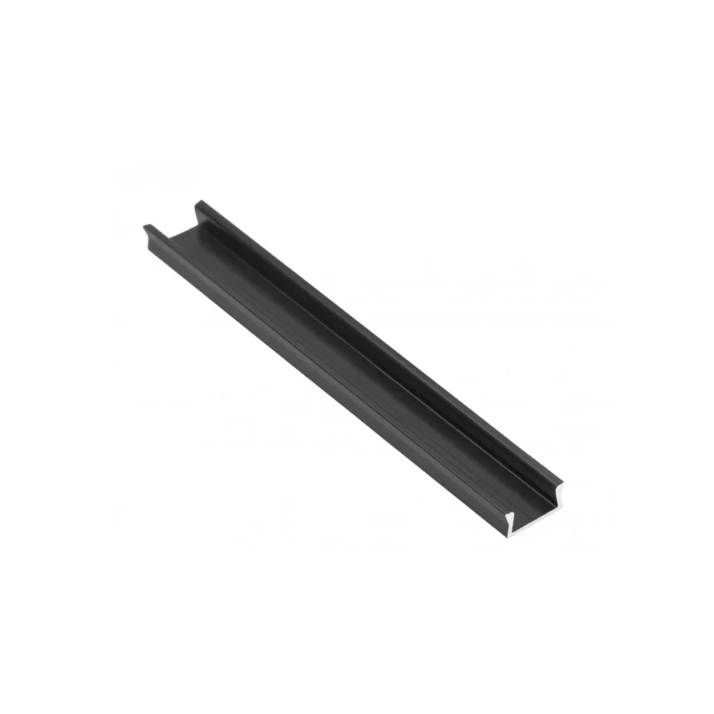 LED N GLAX4 al.profil 3m CRNI