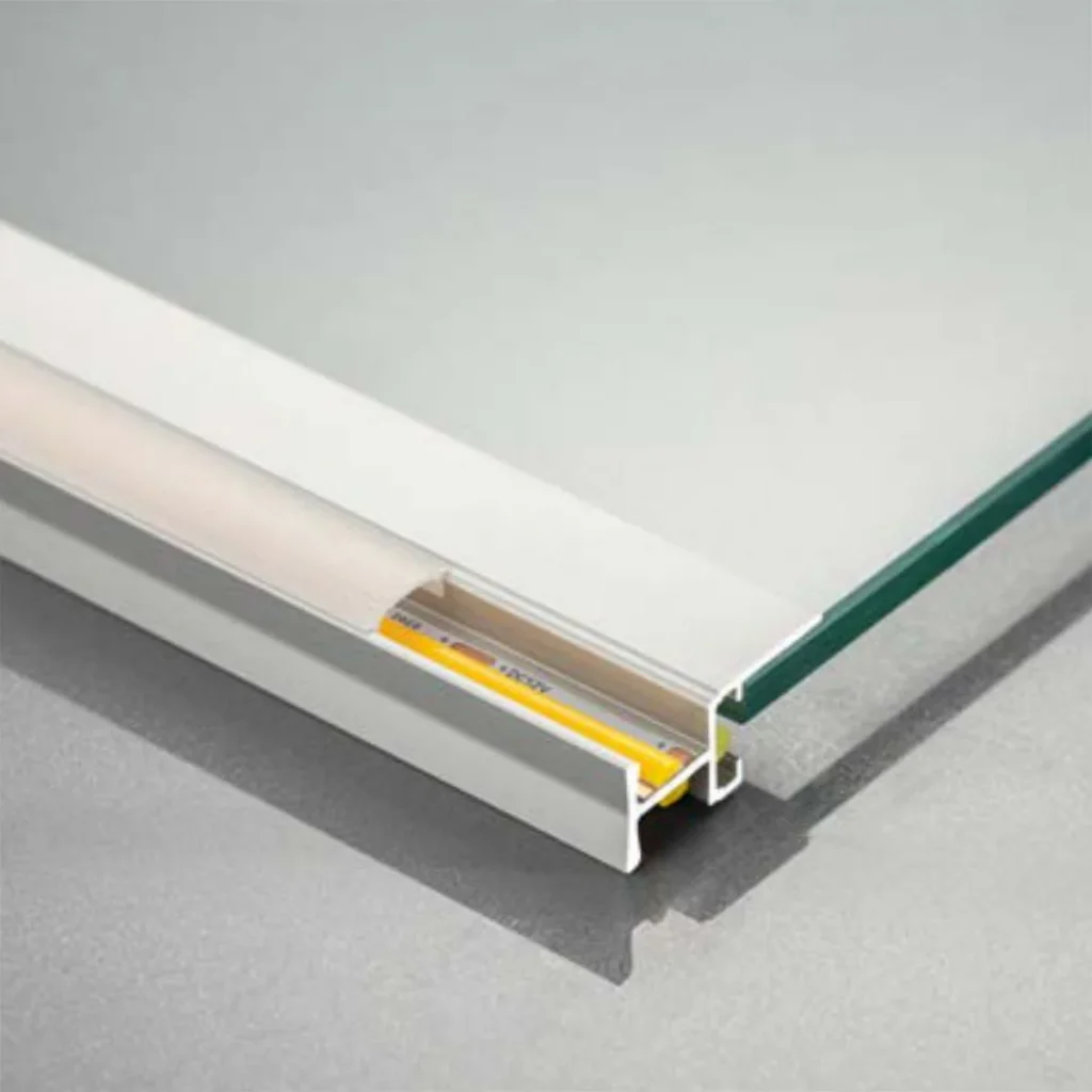 LED N staklena polica 2m GLAX7