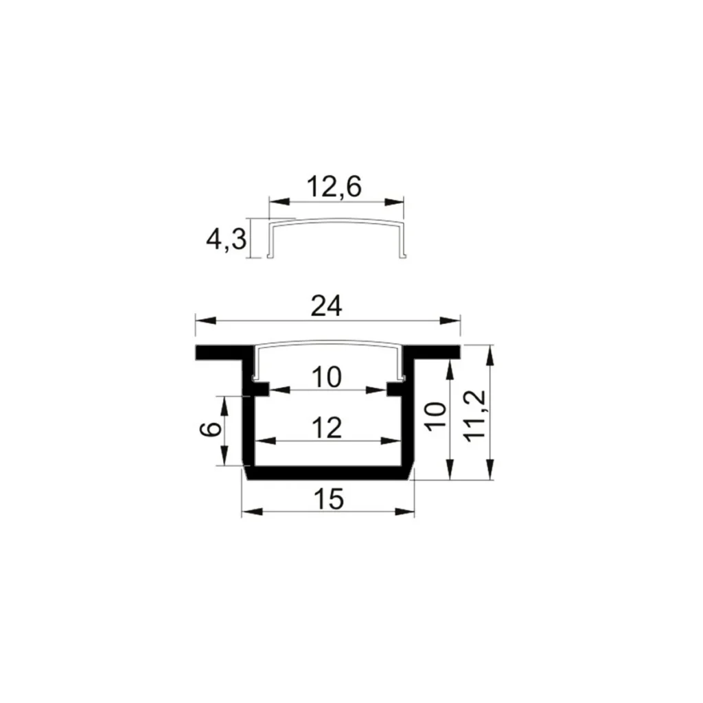 LED U 8607 al.profil